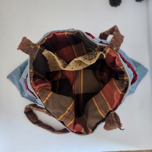 Handmade denim purse - Picture 3 of 3